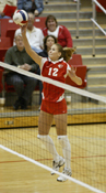 Senior Tara Breshock had 21 kills for Saint Xavier