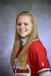 Sophomore Megan Paradzinski had both hits for SXU Friday