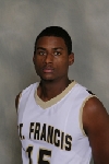 St. Francis' Greg Leavell registered his second double-double of the season on Saturday.