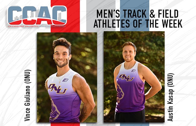 ONU Sweeps Men's Outdoor T&F Honors Behind Giuliano, Kasap