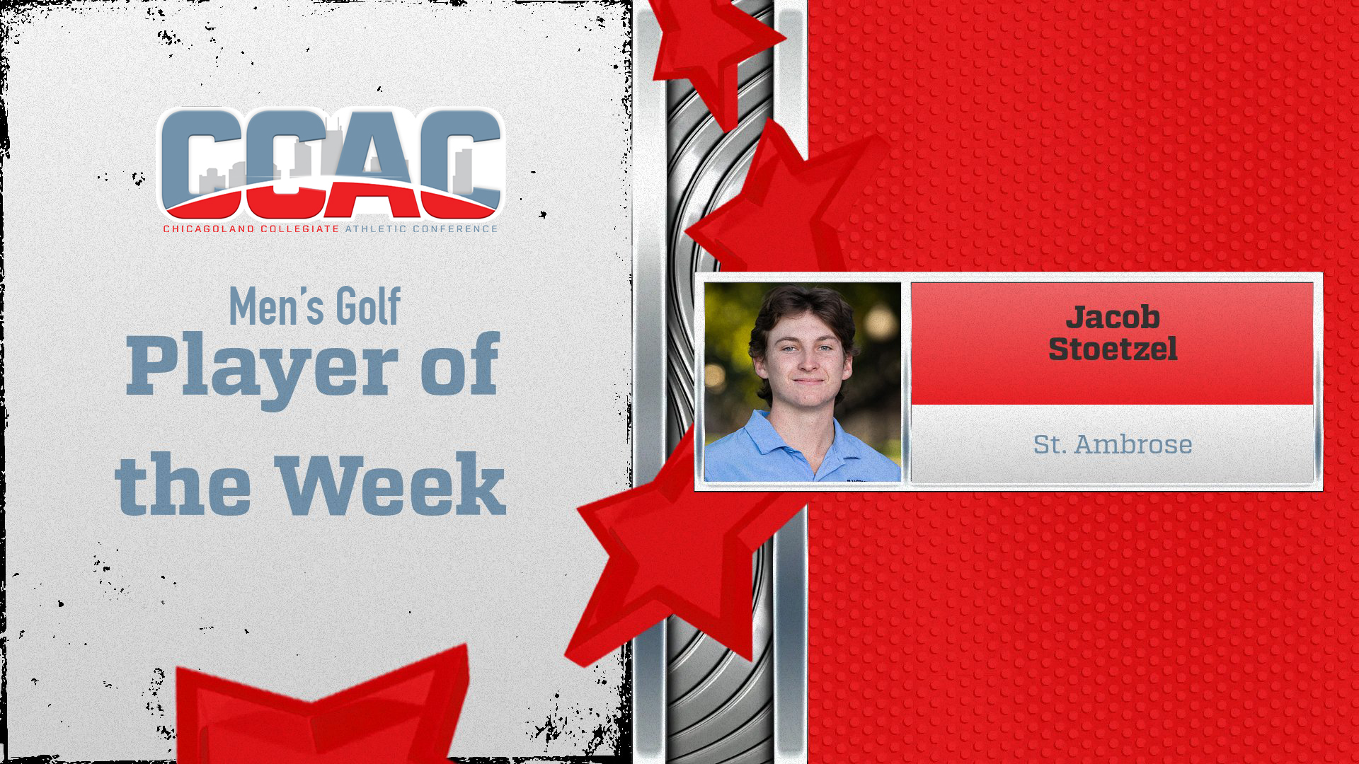 St. Ambrose's Stoetzel Earns Men's Golfer of the Week Distinction