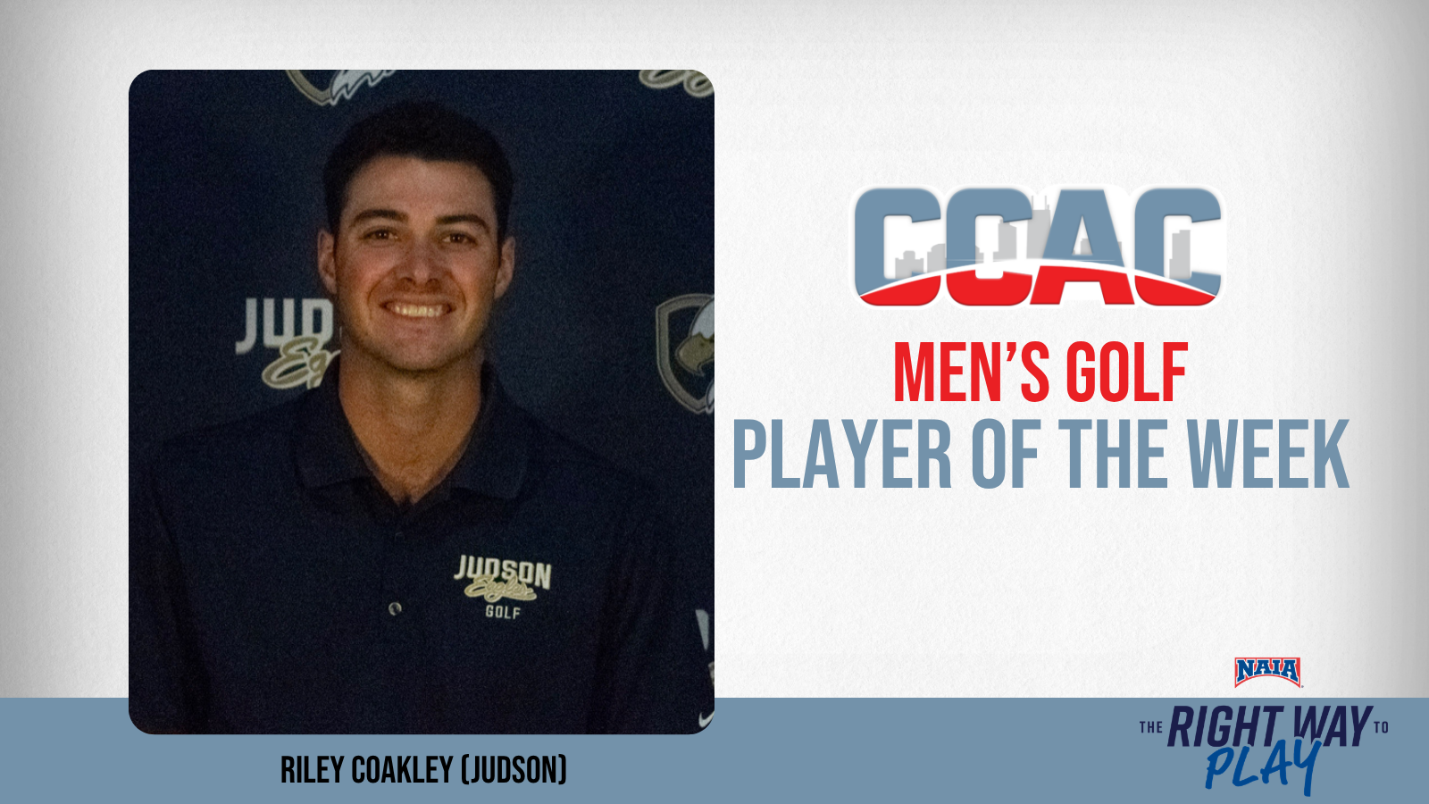 Top 10 Finishes Earn JU's Coakley Weekly Men's Golf Honors