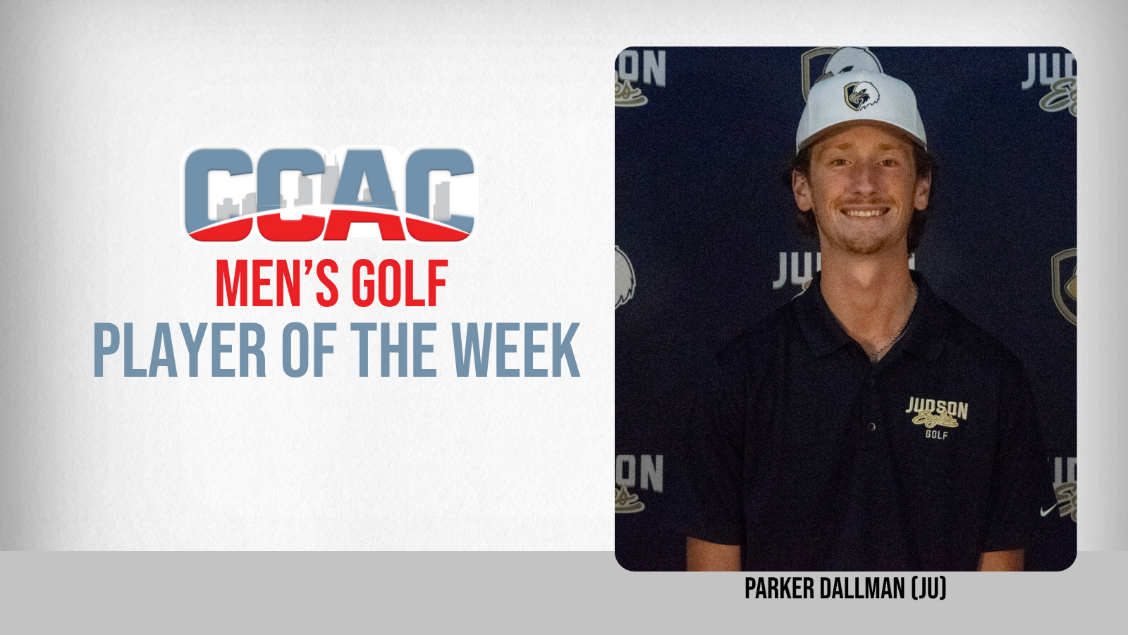 Medalist Honors Reap Golfer of the Week Recognition For JU's Dallman
