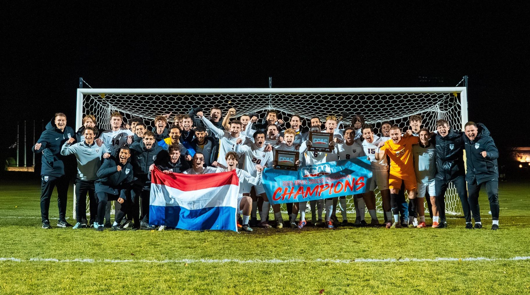 Olivet Nazarene Matches Men's Soccer Regular-Season Crown With Tourney Title