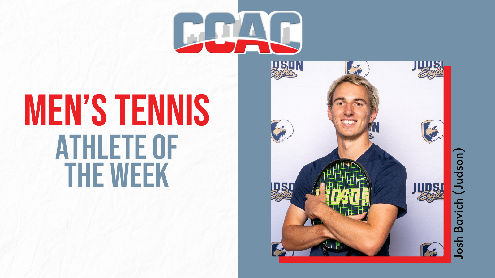 JU's Bavich Goes 4-0 To Secure Weekly Men's Tennis Honors