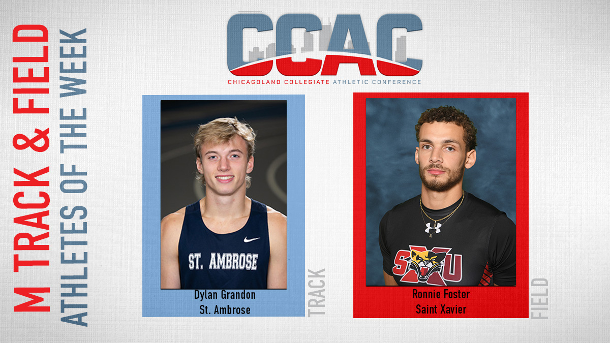 SAU's Grandon, SXU's Foster Wrap Up Big Week With Men's Indoor T&F Honors