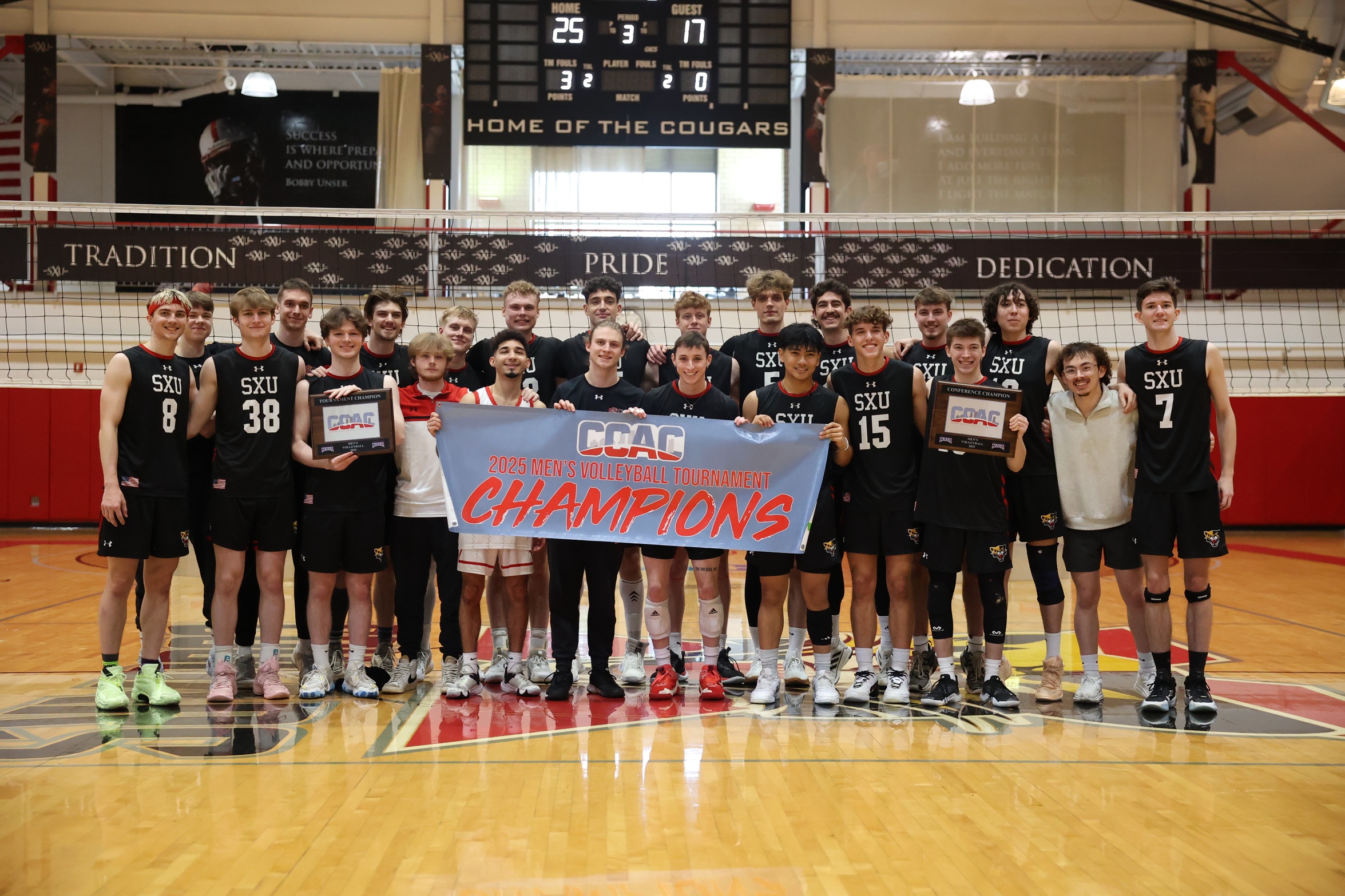 SXU Stays Perfect, Claims Its Sixth Men's Volleyball Title In A Row