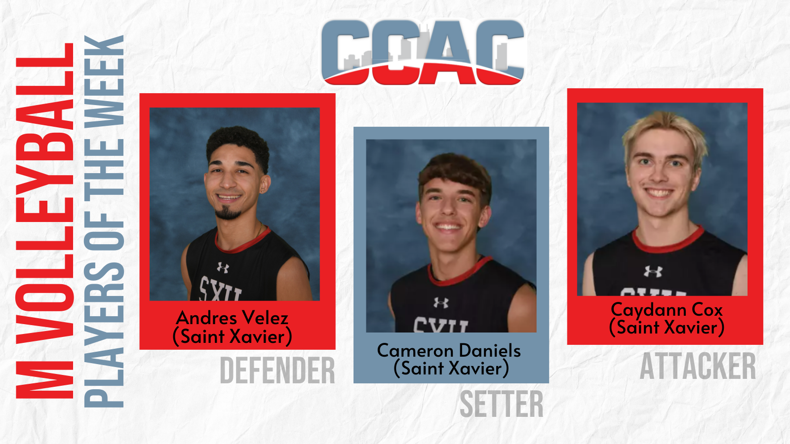 SXU Continues Its Men's Volleyball Weekly Awards Dominance