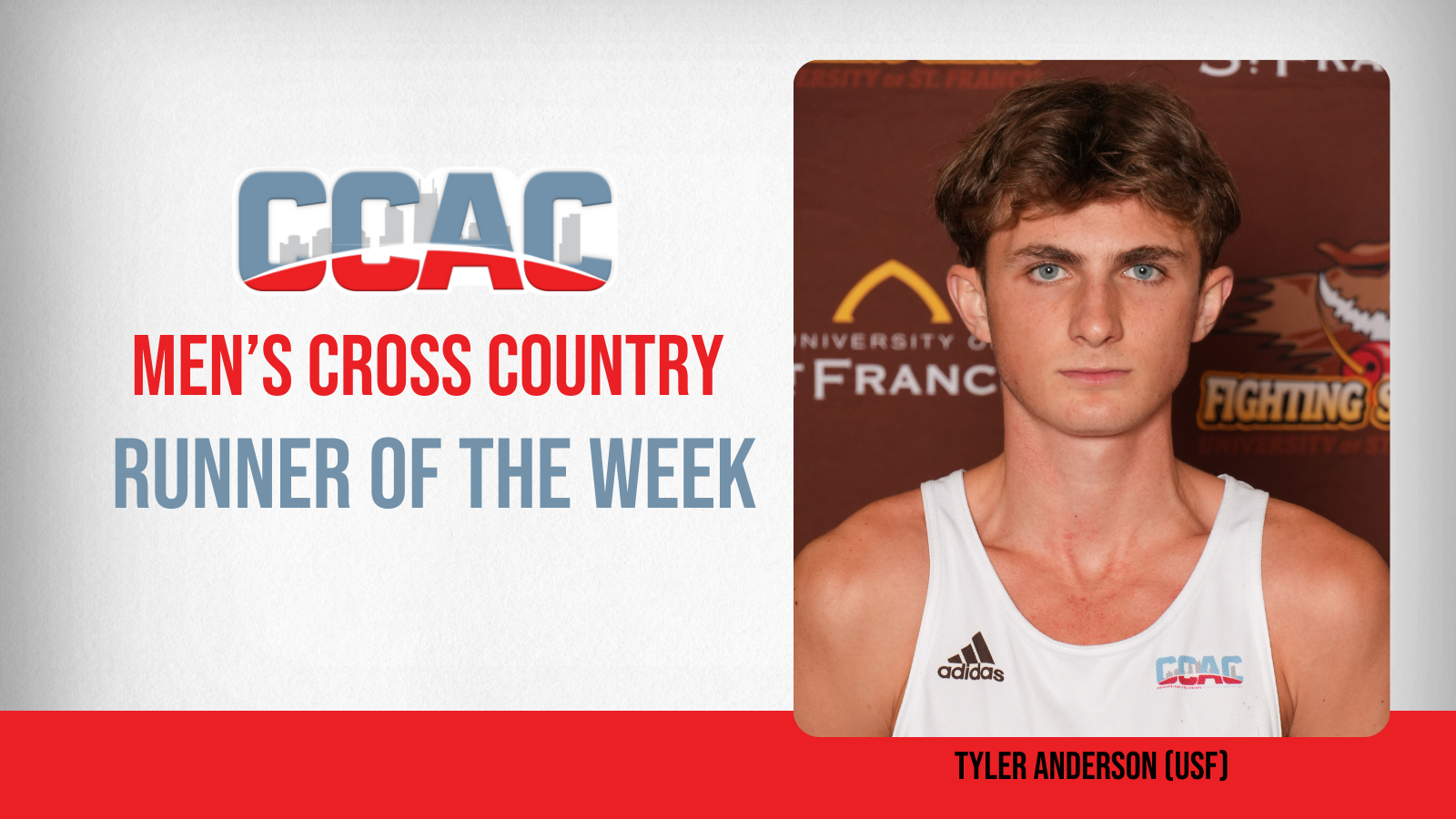 USF's Anderson Runs Well At Notre Dame, Gains Men's CC Runner of the Week Accord