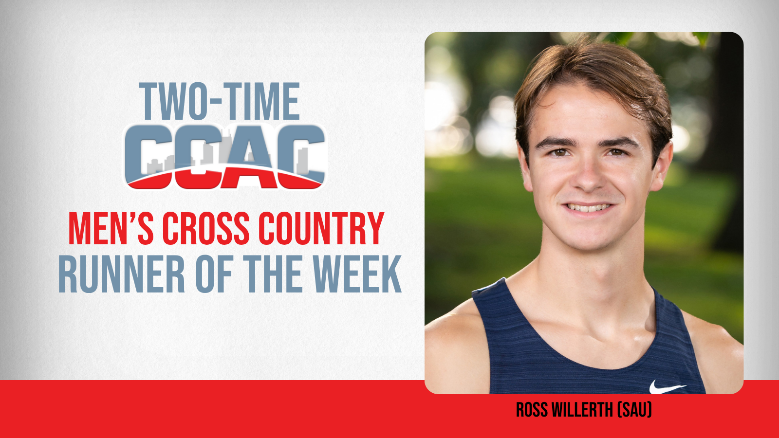 PR Earns SAU's Willerth His Second Men's CC Runner of the Week Award