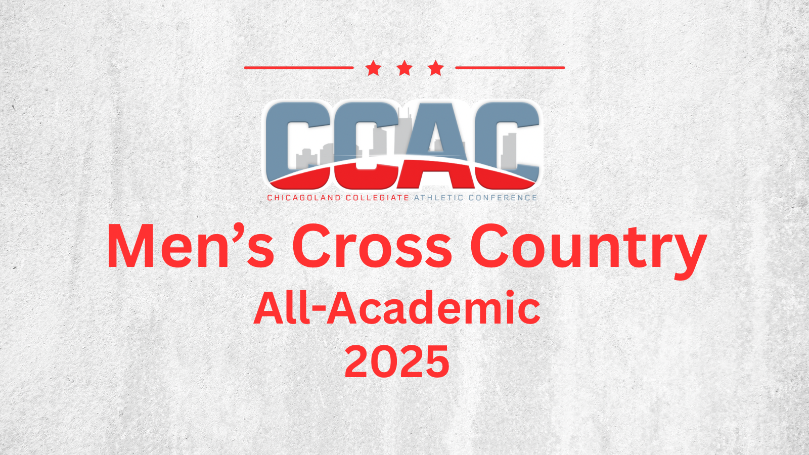Men's Cross Country All-Academic Team Announced