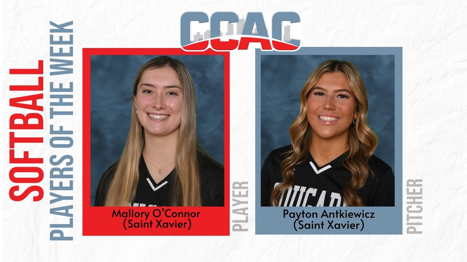 Perfect Week Lands SXU's O'Connor, Antkiewicz Honors