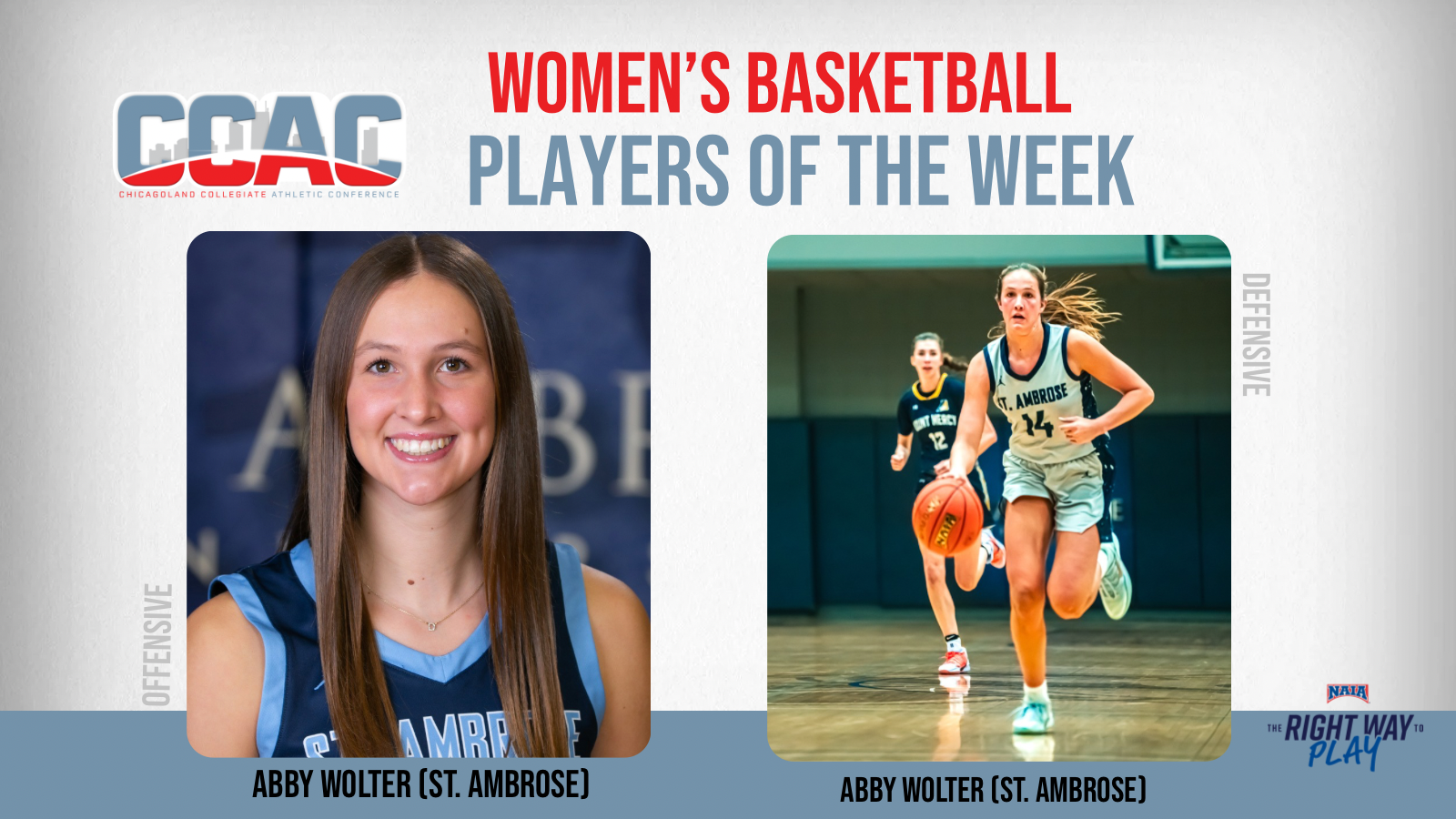 SAU's Wolter Repeats Rare Feat With Second Set of Women's Basketball Weekly Honors
