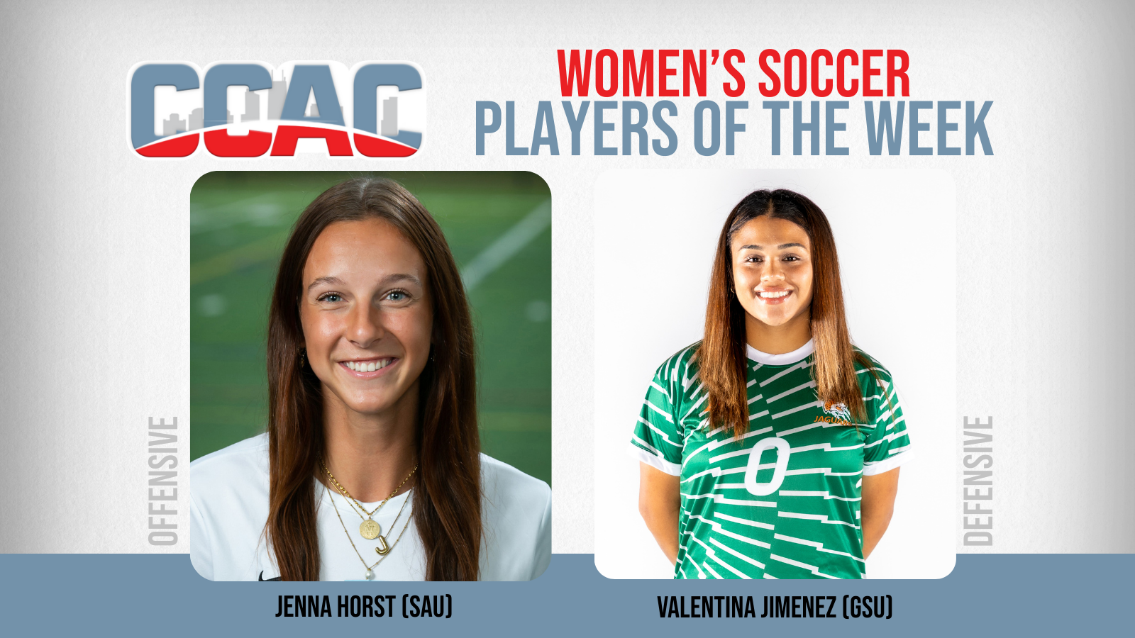 SAU's Horst, GSU's Jimenez Gain Honors In First Week of Conference Play