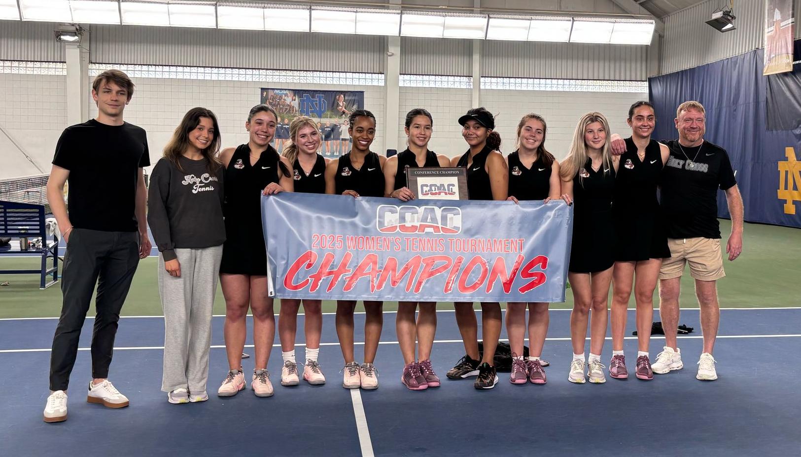 Holy Cross Three-Peats In Women's Tennis