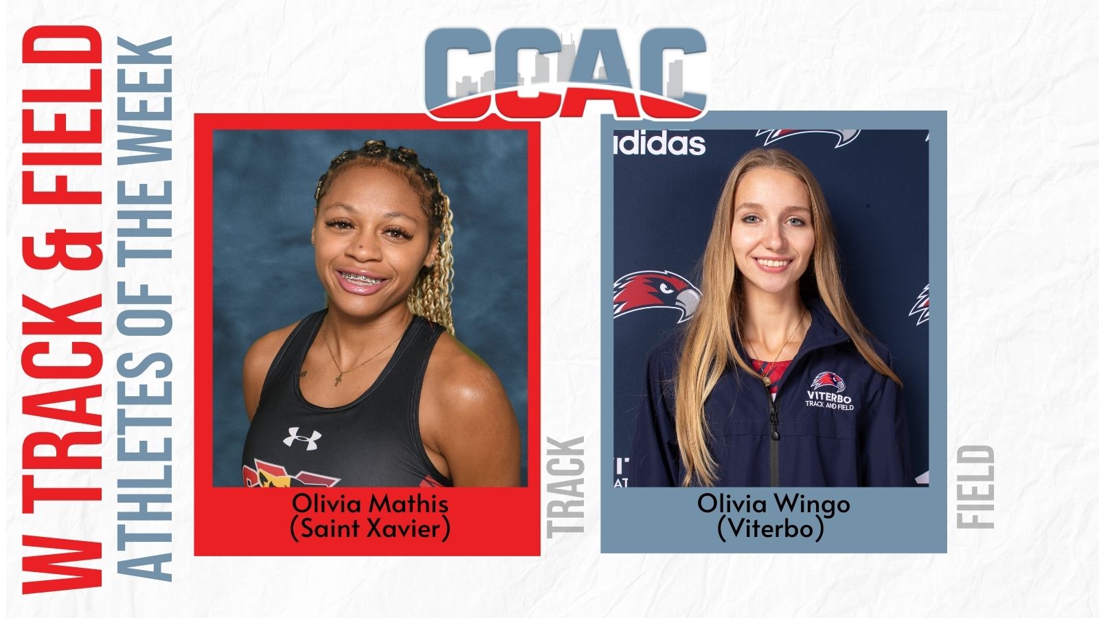 VU's Wingo Stays Perfect, SXU's Mathis Sets Record En Route To Women's Outdoor T&F Weekly Accolades