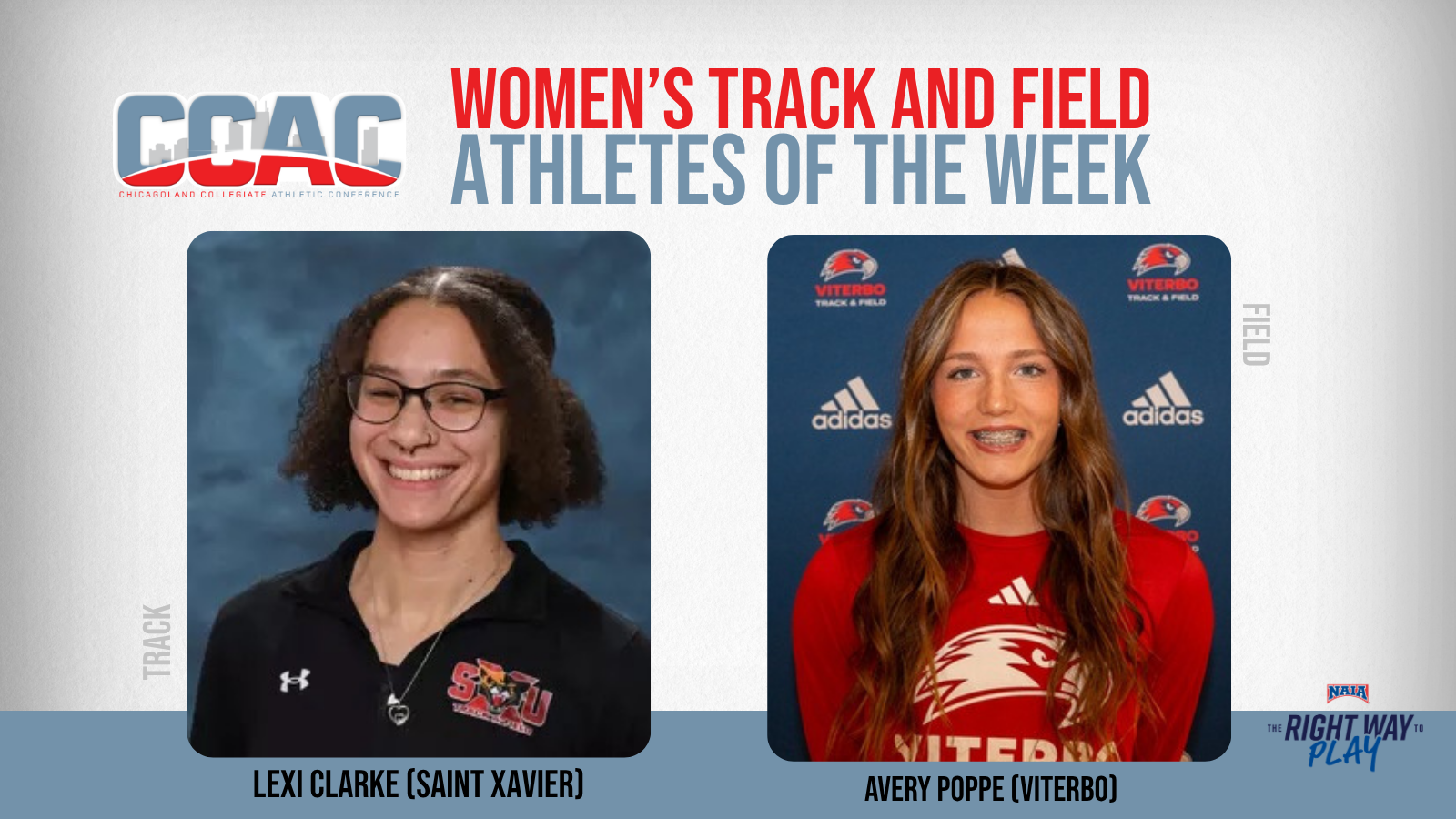 SXU's Clarke, VU's Poppe Garner Women's Outdoor T&amp;F Accolades